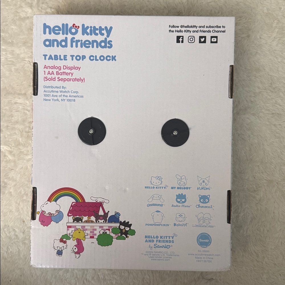 New Hello Kitty Clock Tabletop - Picture 2 of 9